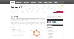 Desktop Screenshot of conceptit.fr