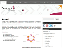 Tablet Screenshot of conceptit.fr